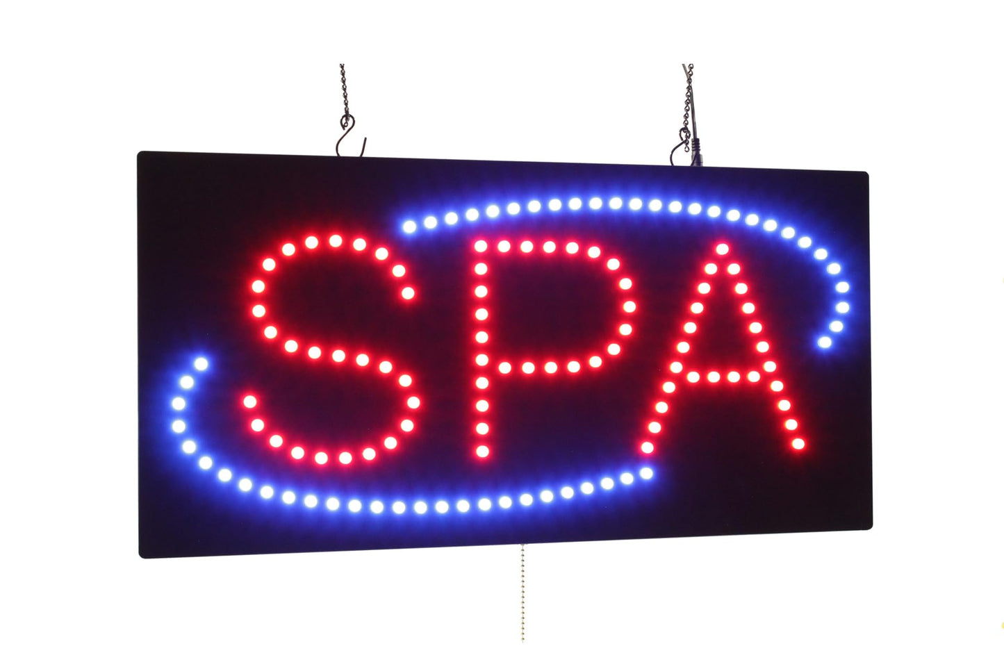 SPA Sign, 24"x12", 60x30cm, TOPKING, LED, Neon, Florescent, Signage, Signboard, Display, Billboard, Screen, Grand Opening, Gift