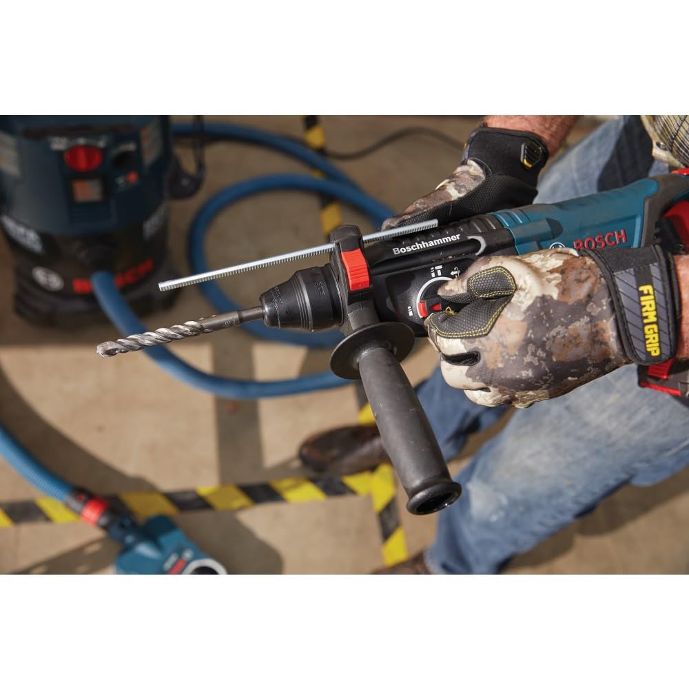 Bosch GBH18V-26DK25 18V EC Brushless SDS-plus® Bulldog™ 1 In. Rotary Hammer Kit with (2) CORE18V 4 Ah Advanced Power Batteries