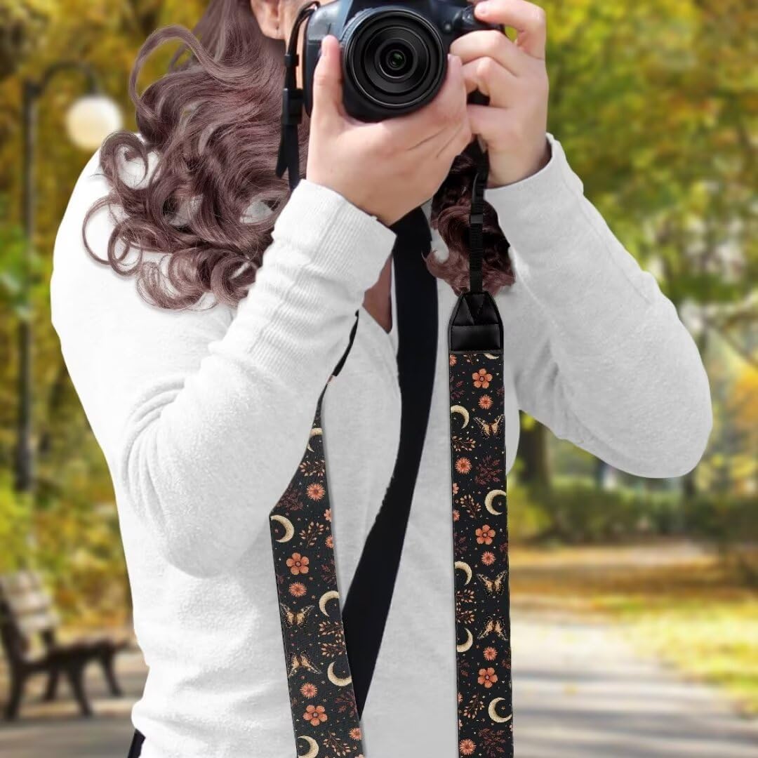 Coldinair Universal Soft Padded Camera Strap - Adjustable Neck & Shoulder for DSLR & Binoculars