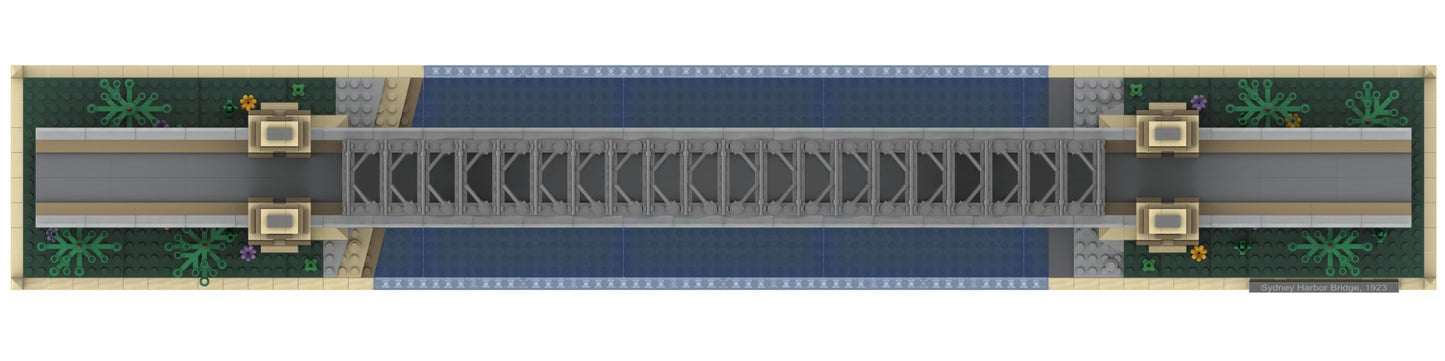 The Atom Brick Sydney Harbour Bridge 1,751 Piece Engineering Model, Premium Architecture Building Kit, Large Display Set for Adults & Teens 14+
