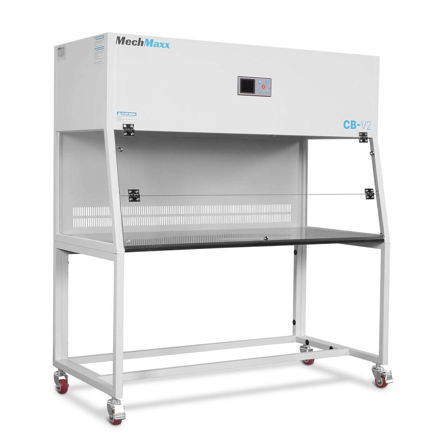 MechMaxx 53.5″ Wide CB-V2 Vertical Laminar Flow Clean Bench with HEPA Filtration & UV Sterilization | ISO Class 5, CB-V2