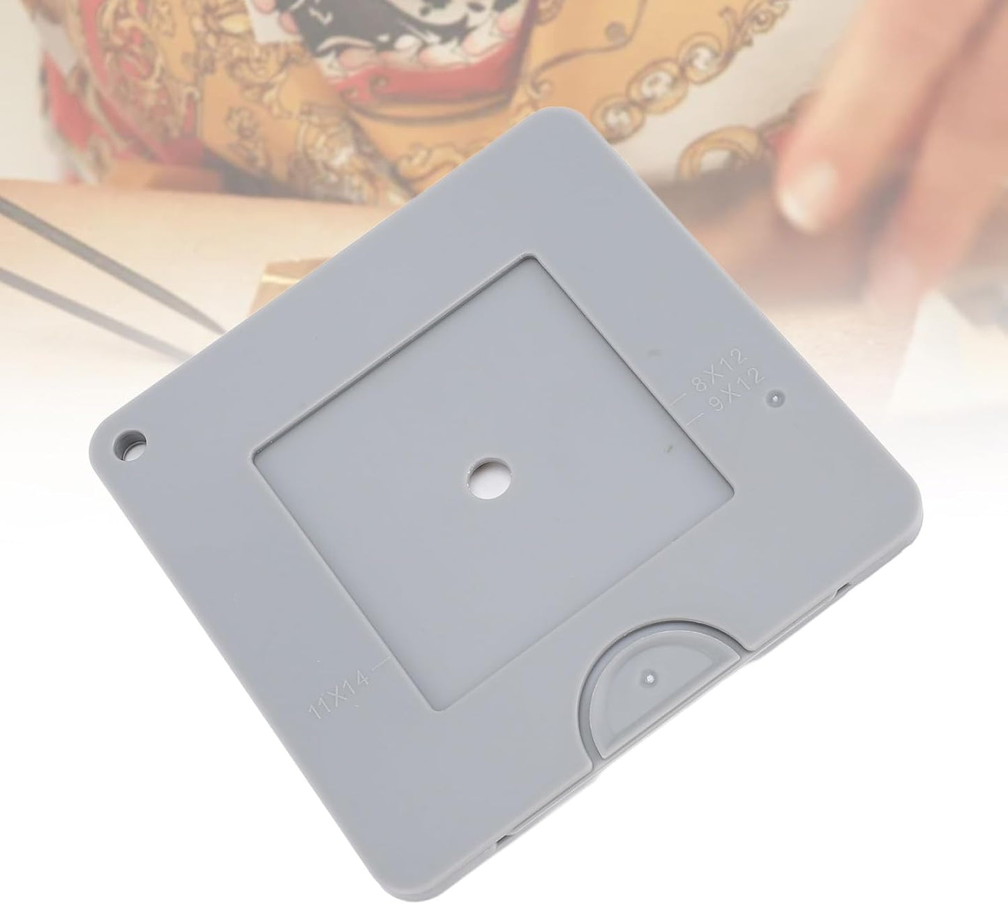 3.5x3.5 Inch, Drawing Viewfinder with Sliding Mechanism, ABS Plastic, Color Isolation Artist Tool - Simplifies