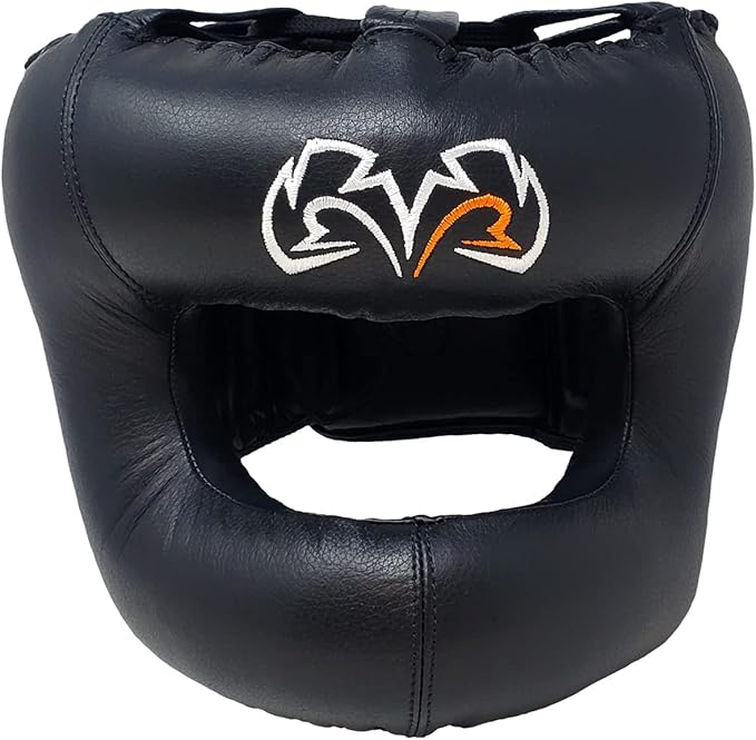 RIVAL Boxing RHGFS3 Face-Saver Sparring Headgear - Wide Eye Opening, Premium Leather, and Thermoplastic Inner Frame