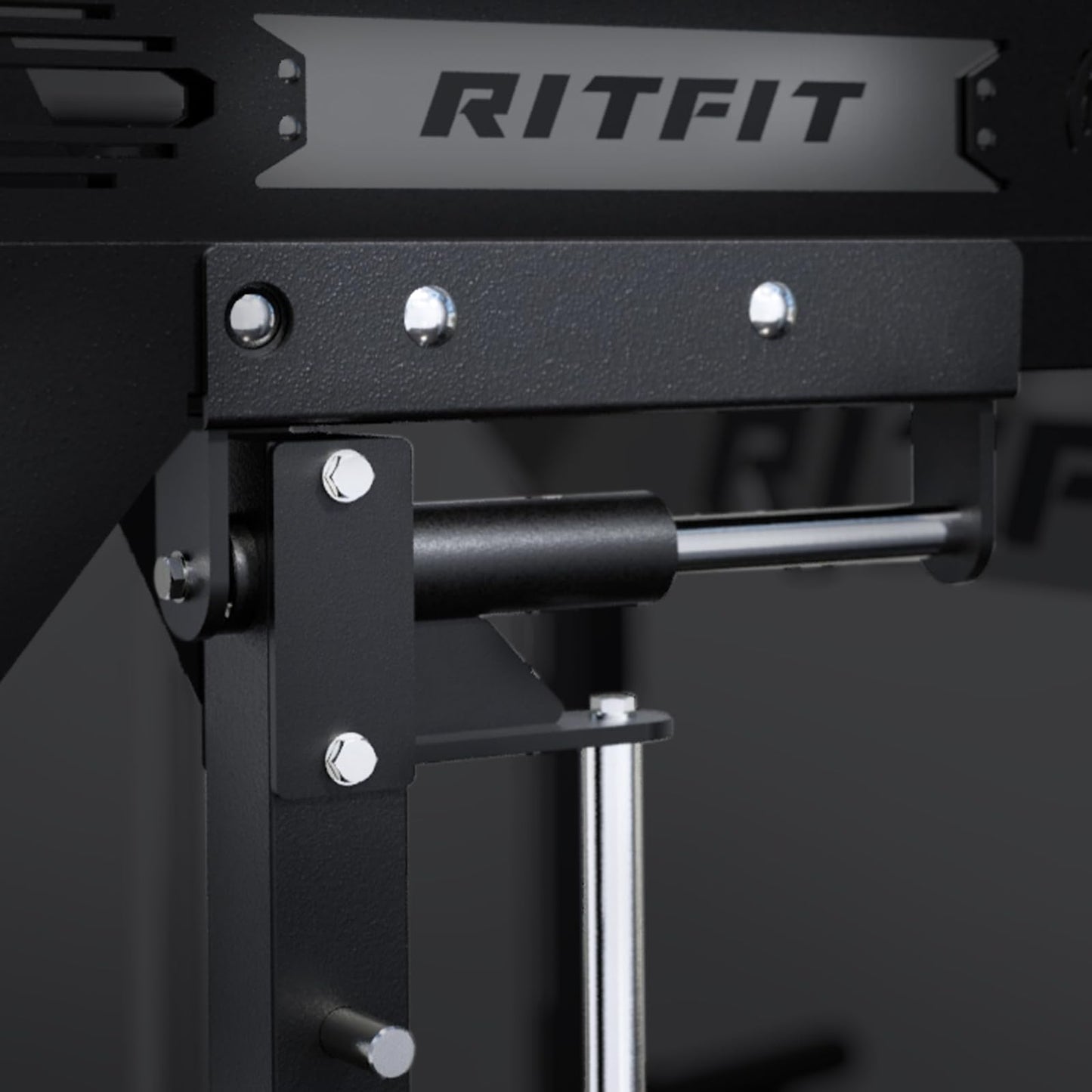 RitFit M2 Smith Machine with with Cable Crossover System, 3D Functional Trainer & Power Cage, 16 Adjustment Holes, 6 Storage Pegs for Full-Body Home Gym(M2-3D Black)