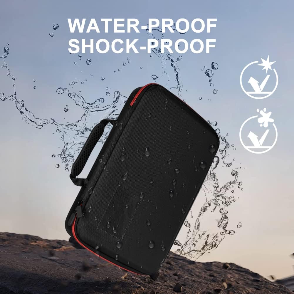 199+ 9V Battery Organizer Holder Storage Case with Tester,Waterproof Carrying Case Bag,Battery Vault Box for Garage