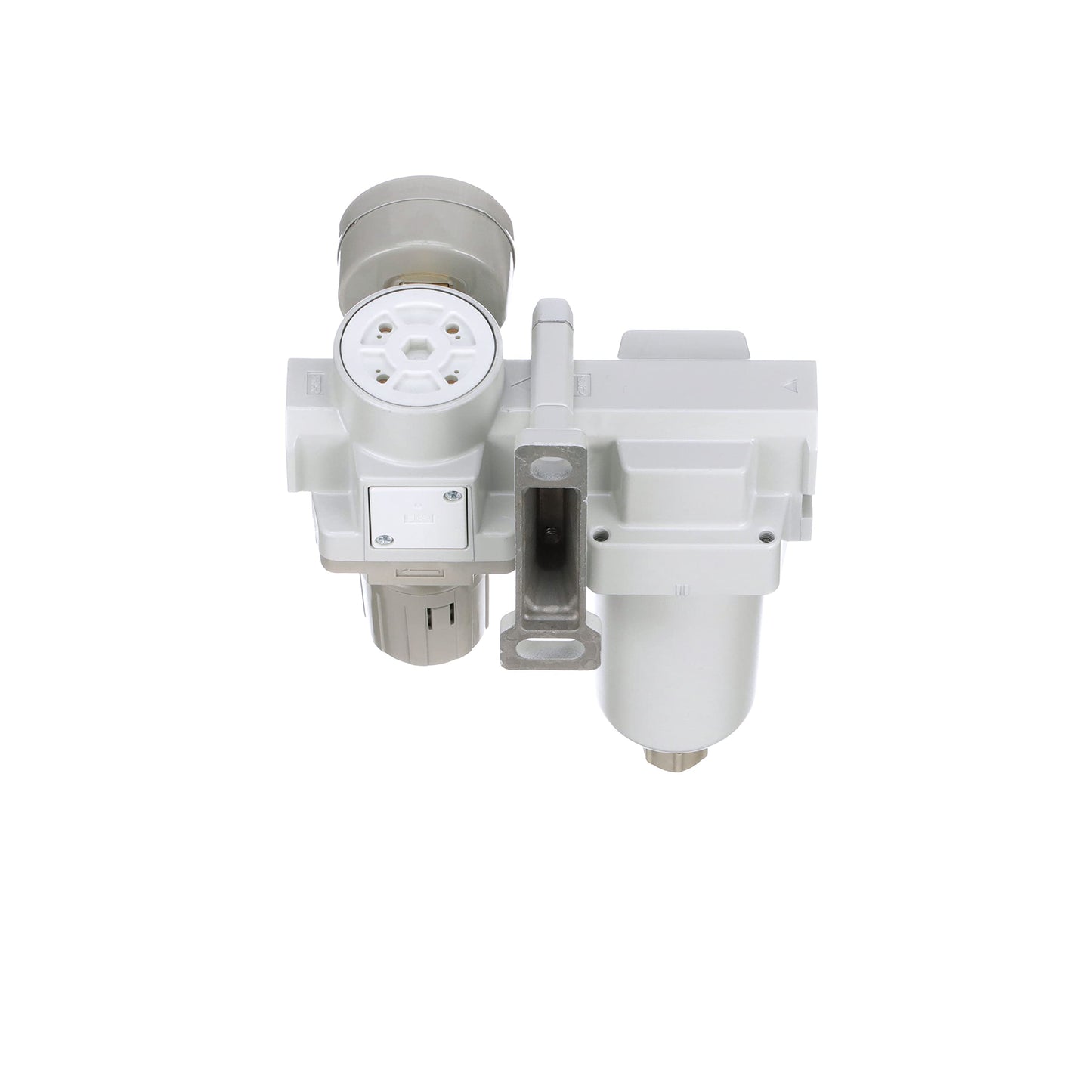 PneumaticPlus SAU420-N06G-MEP Compressed Air Filter Regulator Combo 3/4" NPT - Metal Bowl, Manual Drain, Bracket, Gauge