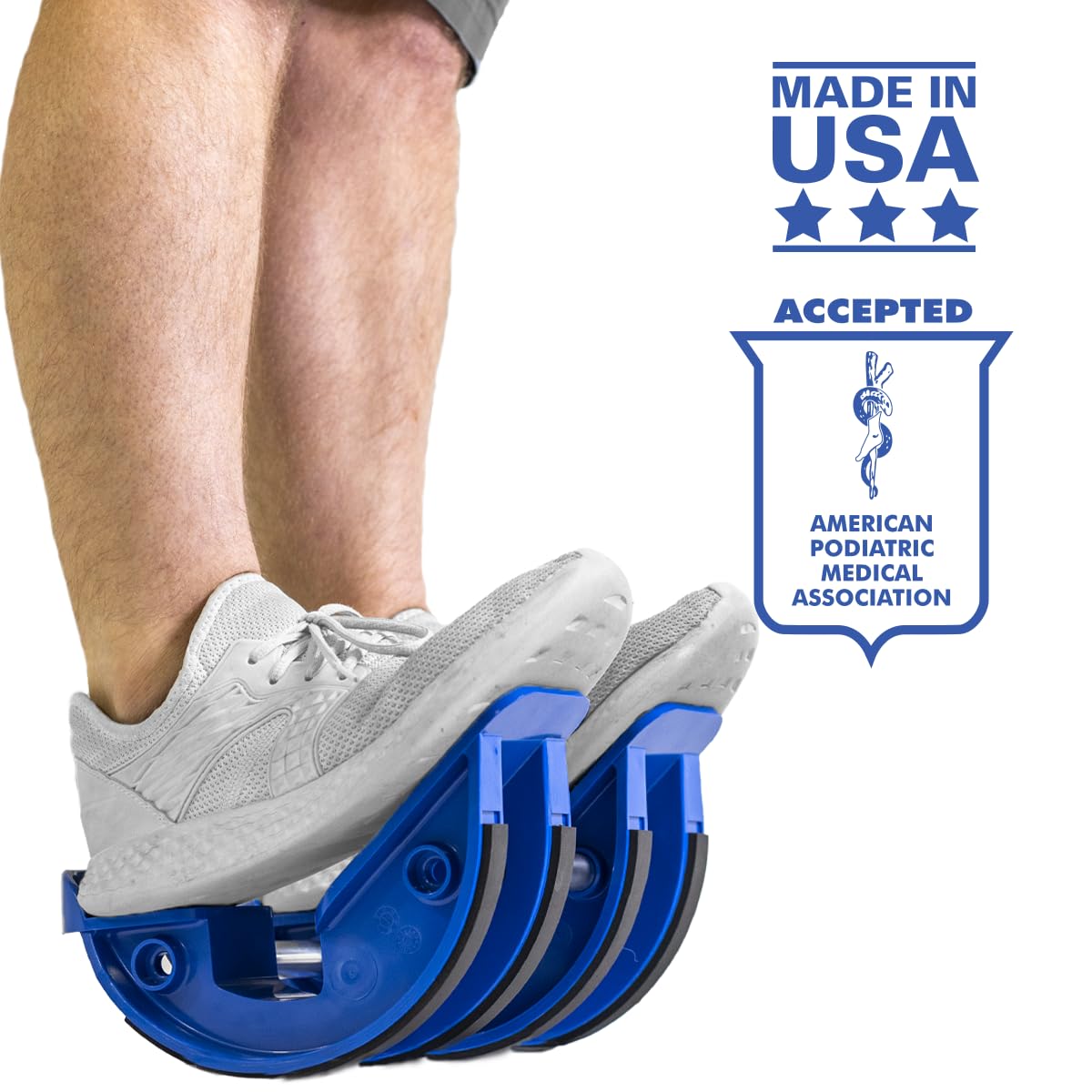 ProStretch Double Original Calf Stretcher, Dual Foot Rocker for Plantar Fasciitis, Achilles Tendonitis, and Tight Calves