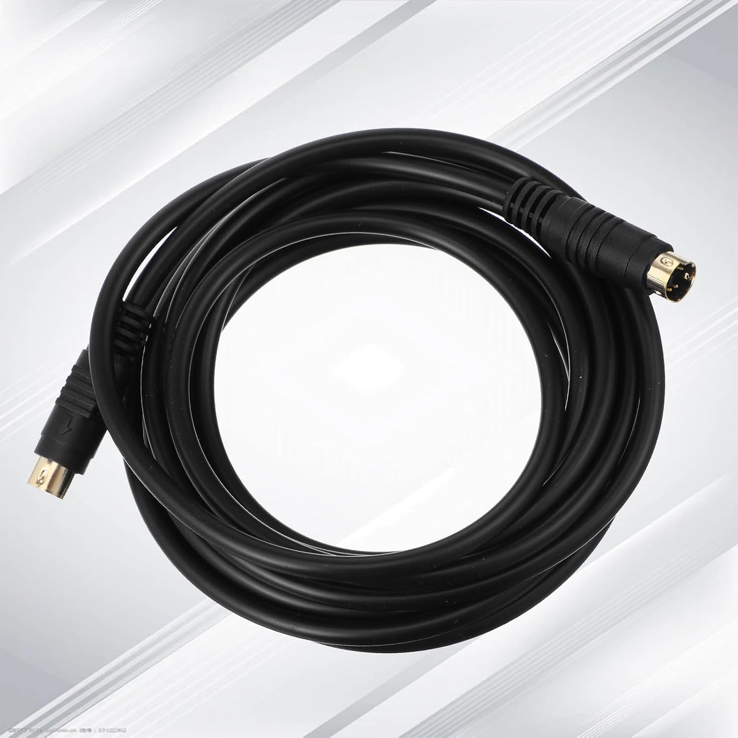 Eldraqth 4 (3meter/10Ft) S-Video Cable Mini Din S-Video Cable pin Connector Male to Male Gold Plated Compatible