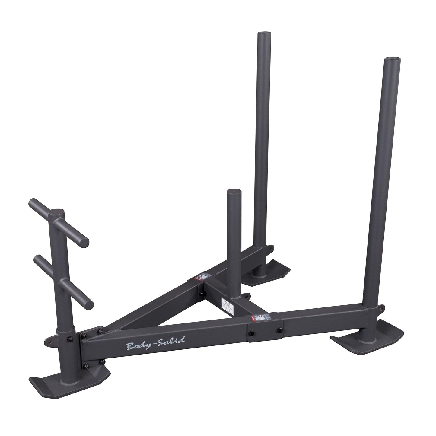 Body-Solid (GWS100) Weight Sled - Versatile High-Durability Sled for Push/Pull Training, Fitness & Football Drills with Weight Posts