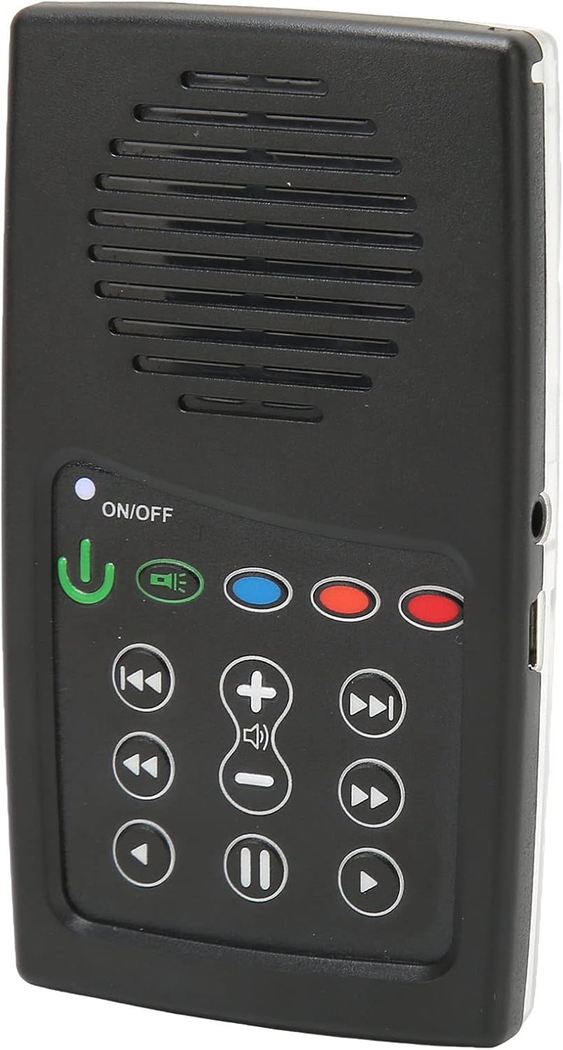 Cuifati 8G Portable Bible Player,Mini Portable Solar Powered Electronic Bible Audio Player Built in Capacity for Bible