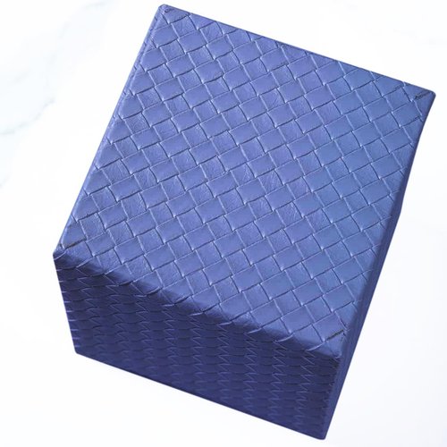 Blue Tissue Box Cover,Tissue Box Cover Square,Blue Tissue Box Holders,Tissue Holder for Bathroom Accessories,Bathroom Tissue Holders