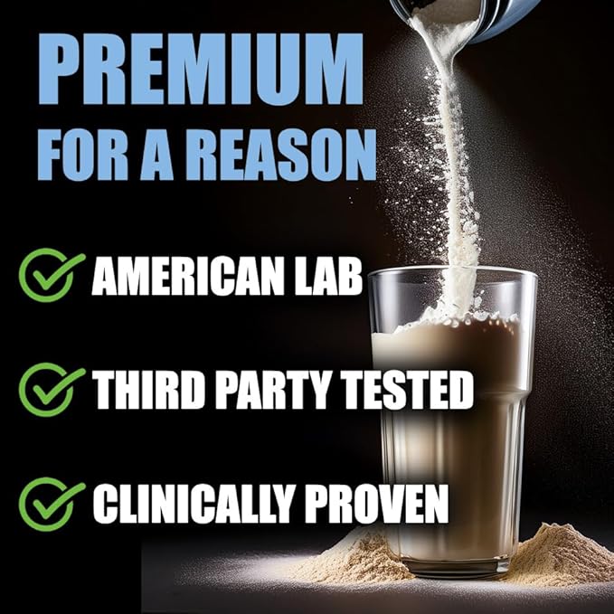 Premium Collagen for Men, Infused with Instant Coffee, Bone, Joint & Muscle Formula, Recovery, 100mg Caffeine, Non GMO, Dairy Free, Sugar Free, Keto & Paleo Friendly / 30 Srvg