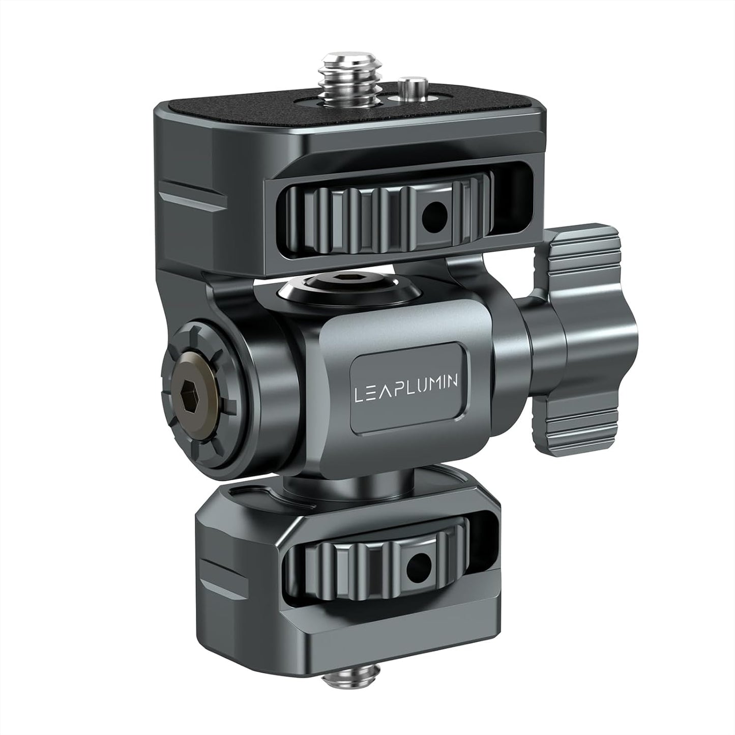 Leaplumin Holder,1/4" 5" 7" 360 &180 Field Monitor Mount Monitor Screw for & Field Monitor Mount Support Swivel Tilt