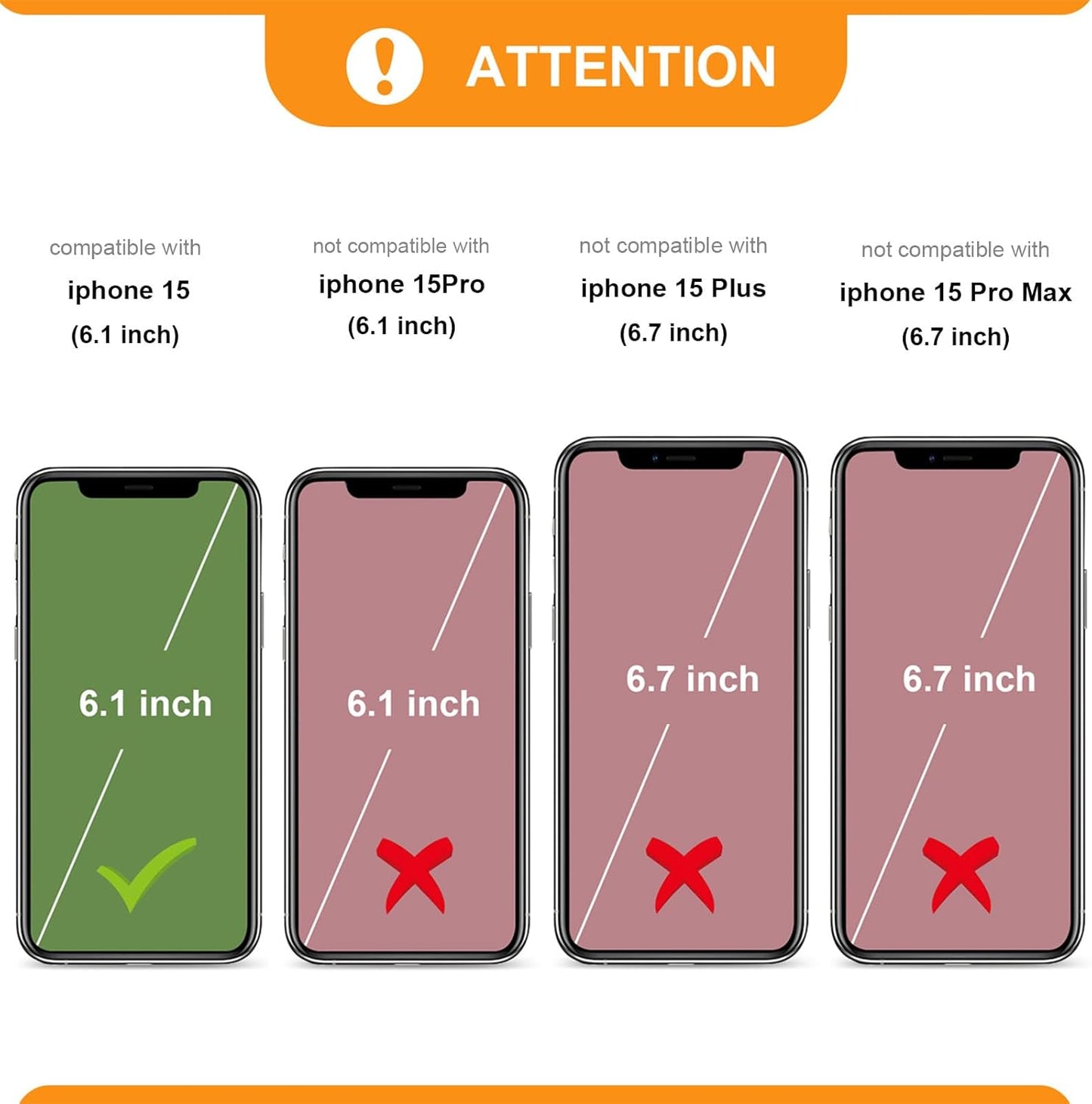 Bocasal 15 5G, 6.1 Inch Wallet Case for iPhone Genuine Leather Support Wireless Charging RFID Blocking Flip Case Card