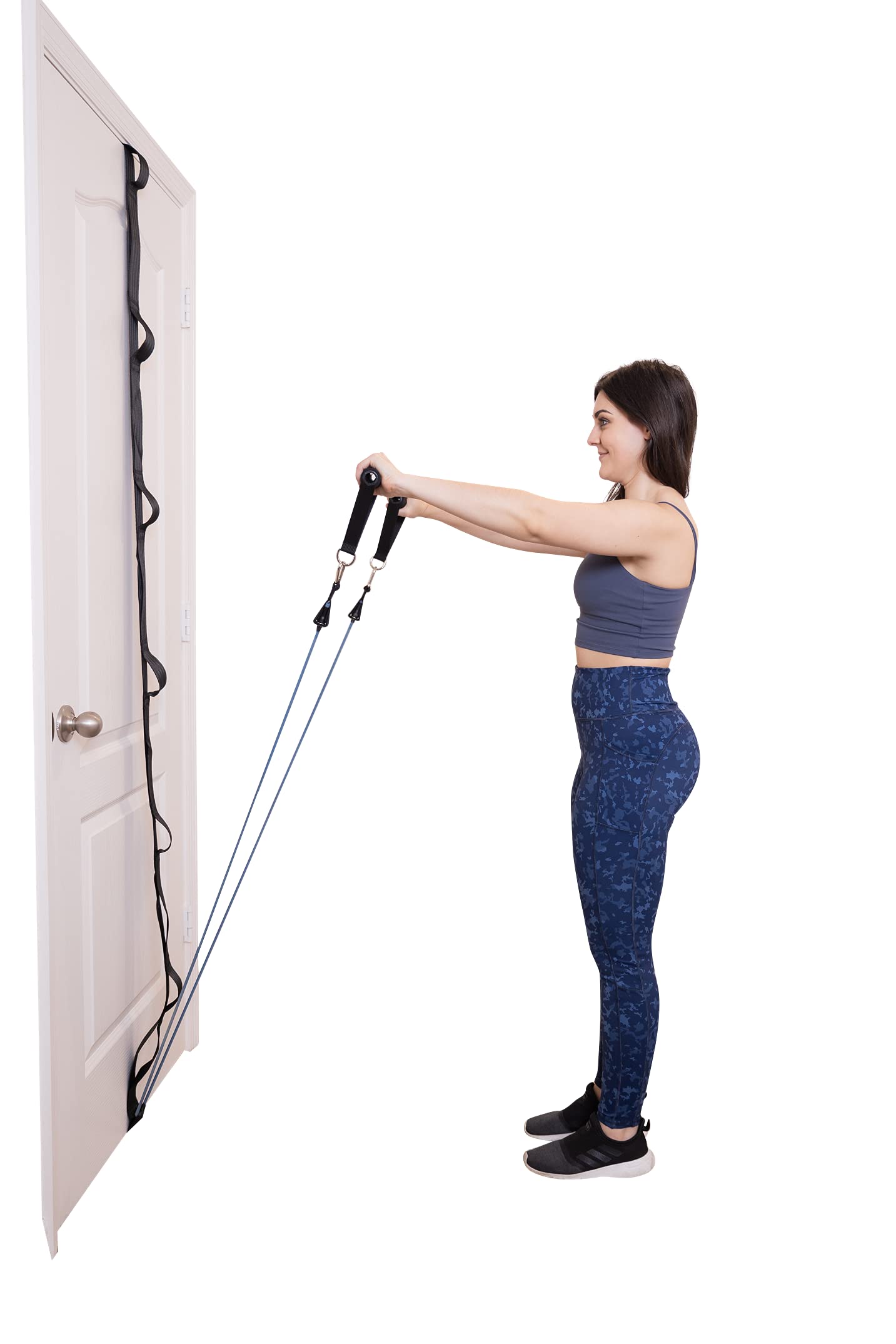 Lumia Wellness Anchor Strap for Resistance Band Exercises, Heavy Duty Door Gym Band,Full Body Multi-Point Home Gym, Portable Workout Equipment, Easy to Instal, No Hardware Necessary