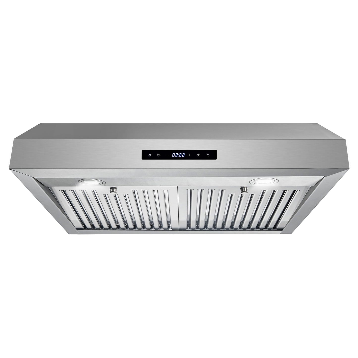 COSMO UMC30 30 in. Haven Collection 380 CFM Ducted Under Cabinet Range Hood, LED Lights, Touch Controls, Stainless Steel