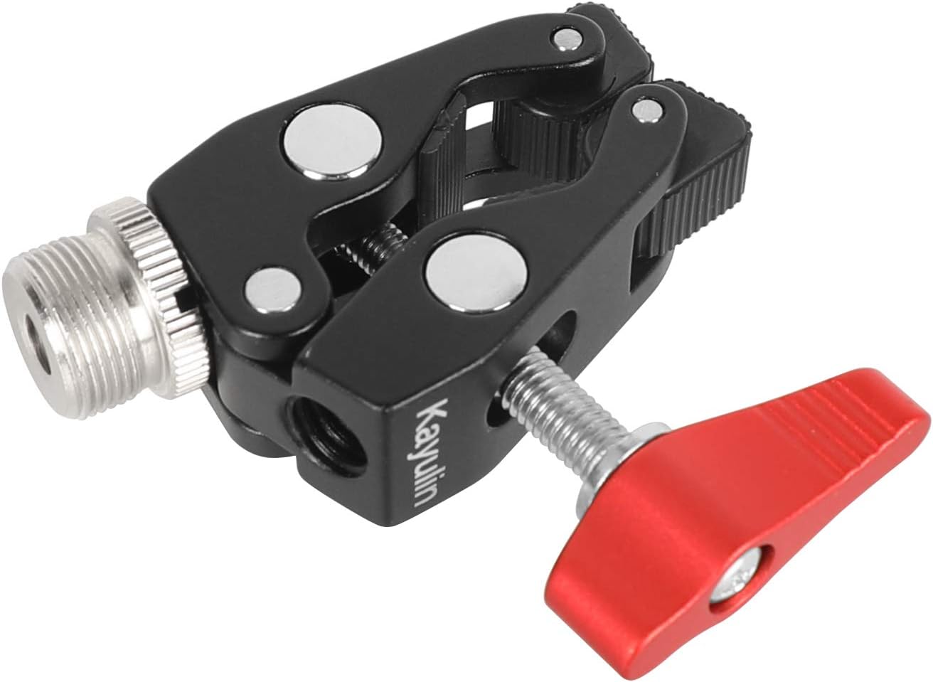 Kayulin 5/8-27 Super Crab Clamp with Screw Mount for Camera Mic Flash Light Accessories