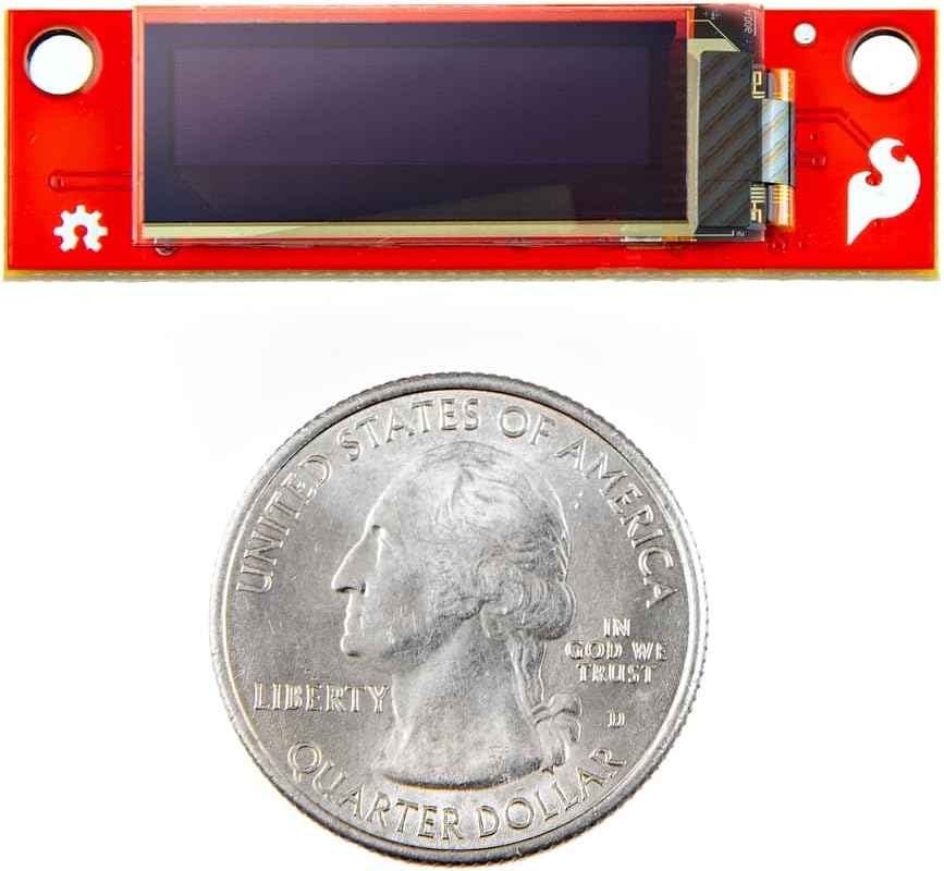 (0.91 128x32) SparkFun Qwiic OLED Display in.