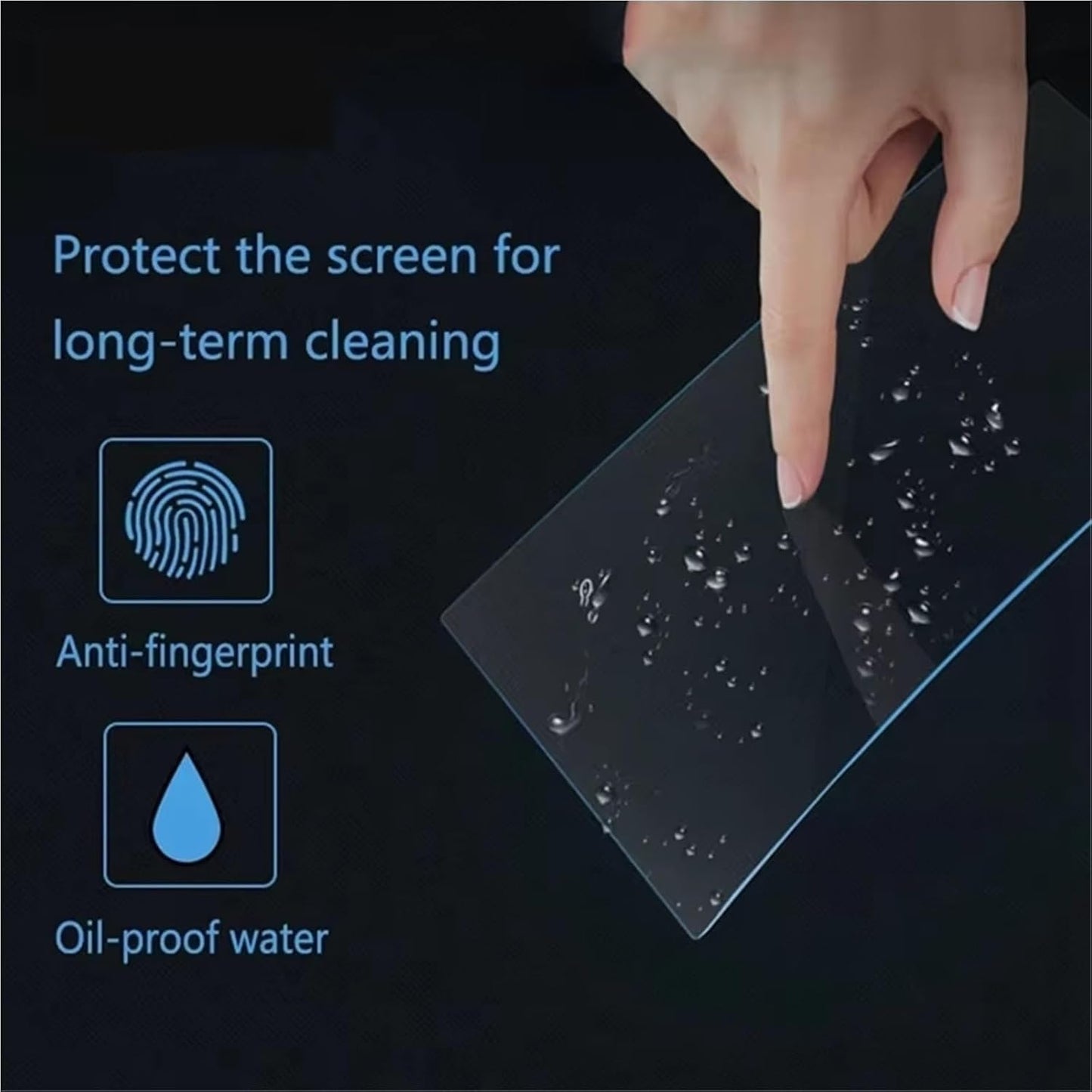WIJMCTHC E-2008 E-208 2024 Foils(7 inch) Car modification Compatible With Peugeot Tempered Glass Screen Protector Car