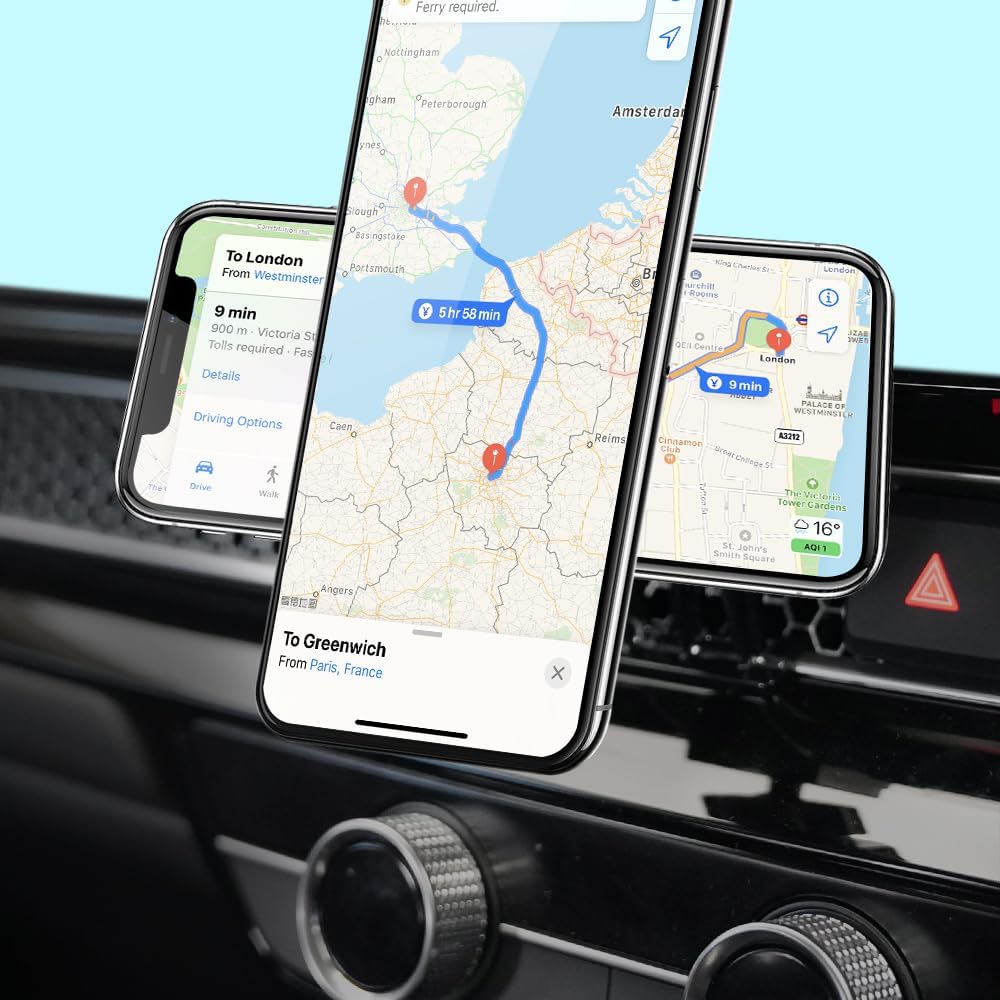 BEERTE 2022-2026 [20 17 16 15 14 13 fits for Magsafe Car Mount for Honda Civic Strong Magnets] Magnetic Phone Holder