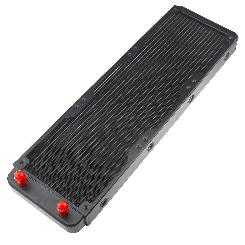 BXQINLENX 18 Pipe Aluminum Heat Exchanger Radiator for PC CPU CO2 Laser Water Cool System Computer 360mm(A)
