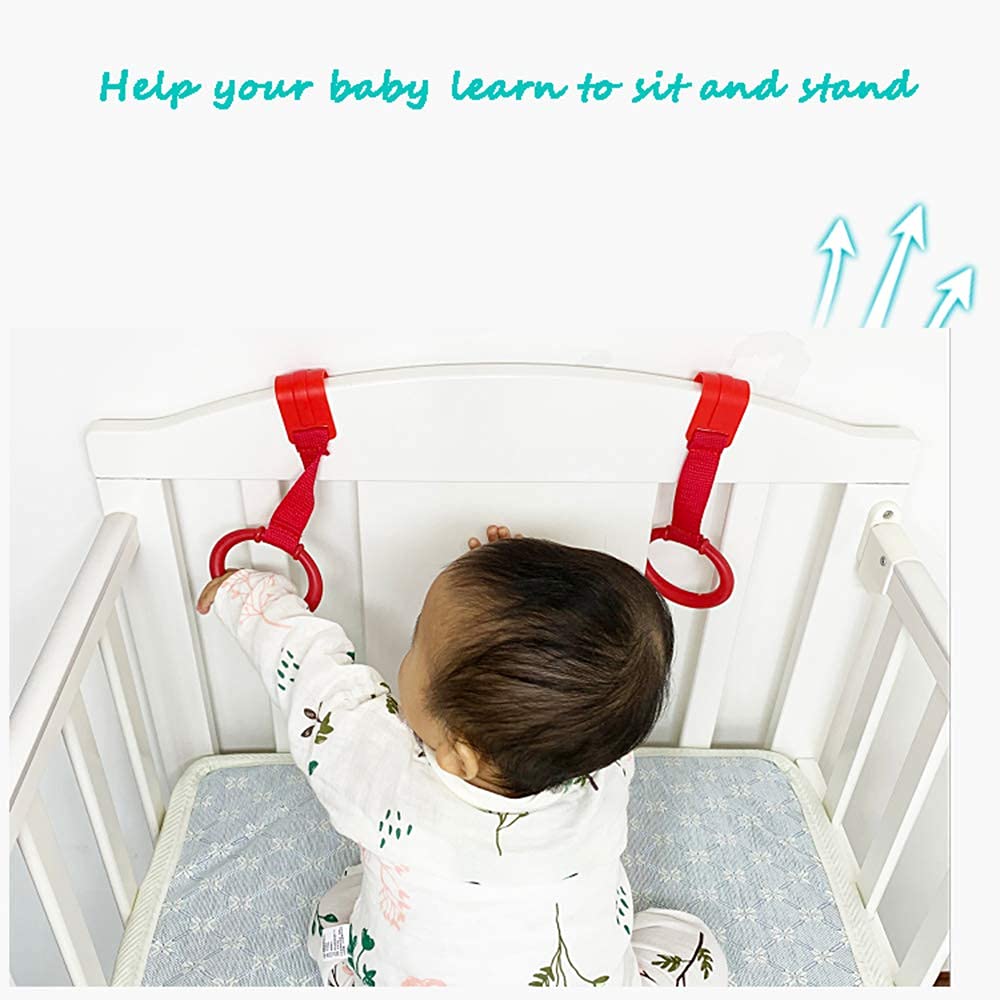 Skiennix Baby Pull-Up Rings - Walking Exercise Assistant for Infants | 4-Piece Set