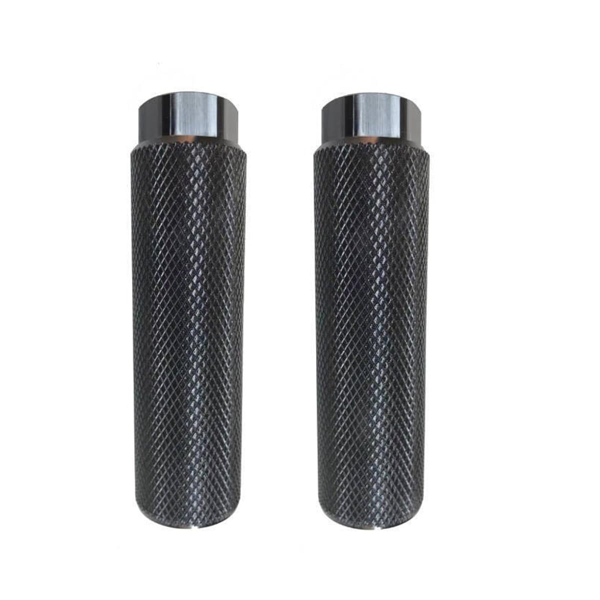 HOUSON 2 PCS Bicycle Pegs, Aluminum Alloy Bicycle Foot Pegs Bike Pegs Bicycle Footrests for Mountain Bikes Road Bike 100 * 28mm Black