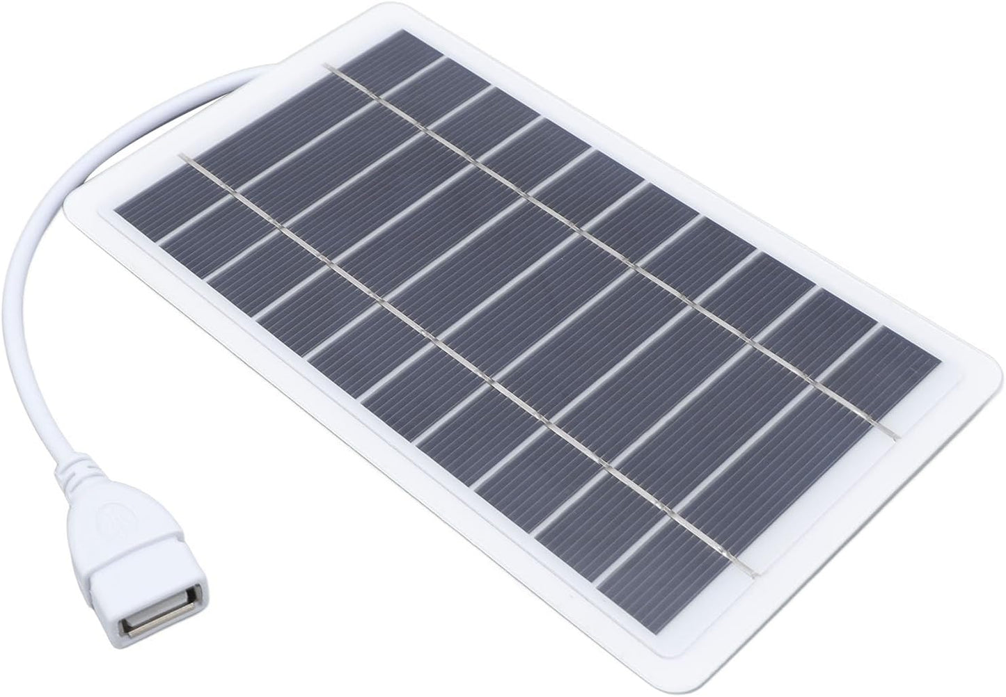 2 Solar Panel Power Bank, Monocrystalline Silicon USB Outputs High Efficiency Portable Phone Charger, with Compact Size