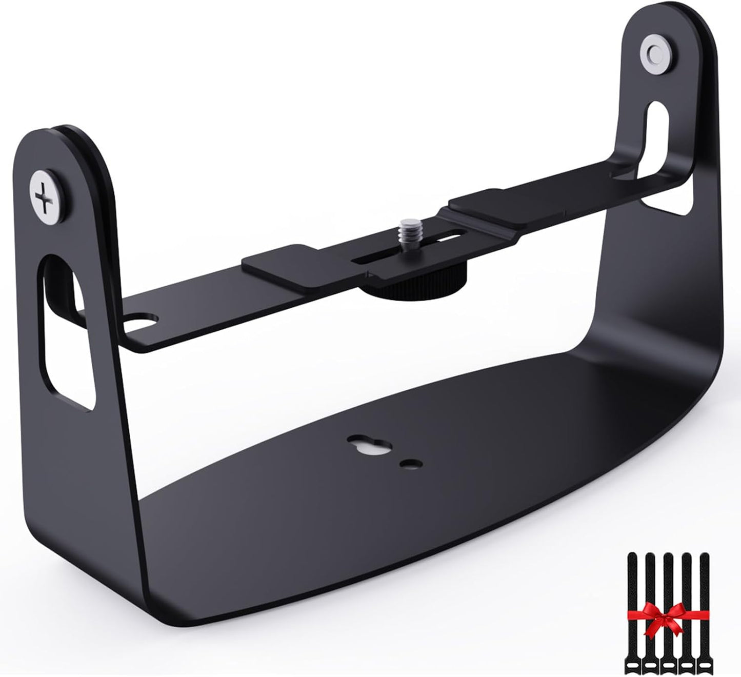 DAWASAPAT 1/4" Setup MINI Tabletop Projector Holder Mount with Screw & Cable Ties, Easy Stand for Most Projectors
