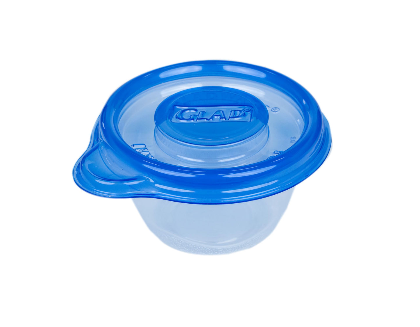 Glad GladWare Mini Round Food Storage Containers with Lids, Small BPA Free Reusable Plastic Snack Containers with Lock Tight Seal for Lunch, Portion Control, and On the Go, 4 Oz, 8 Count - 12 Pack