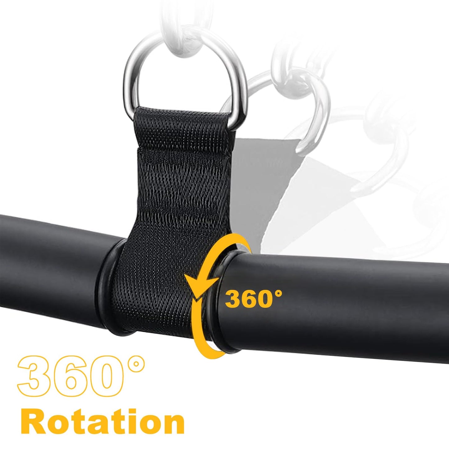 LAT Pull Down Bar Attachment：LAT Pulldown Tricep Bar for Strength Training Home Gym Cable Machine - Curl & Triceps Press Down Handle with EVA Sponge Non-Slip Grip for Pulley System
