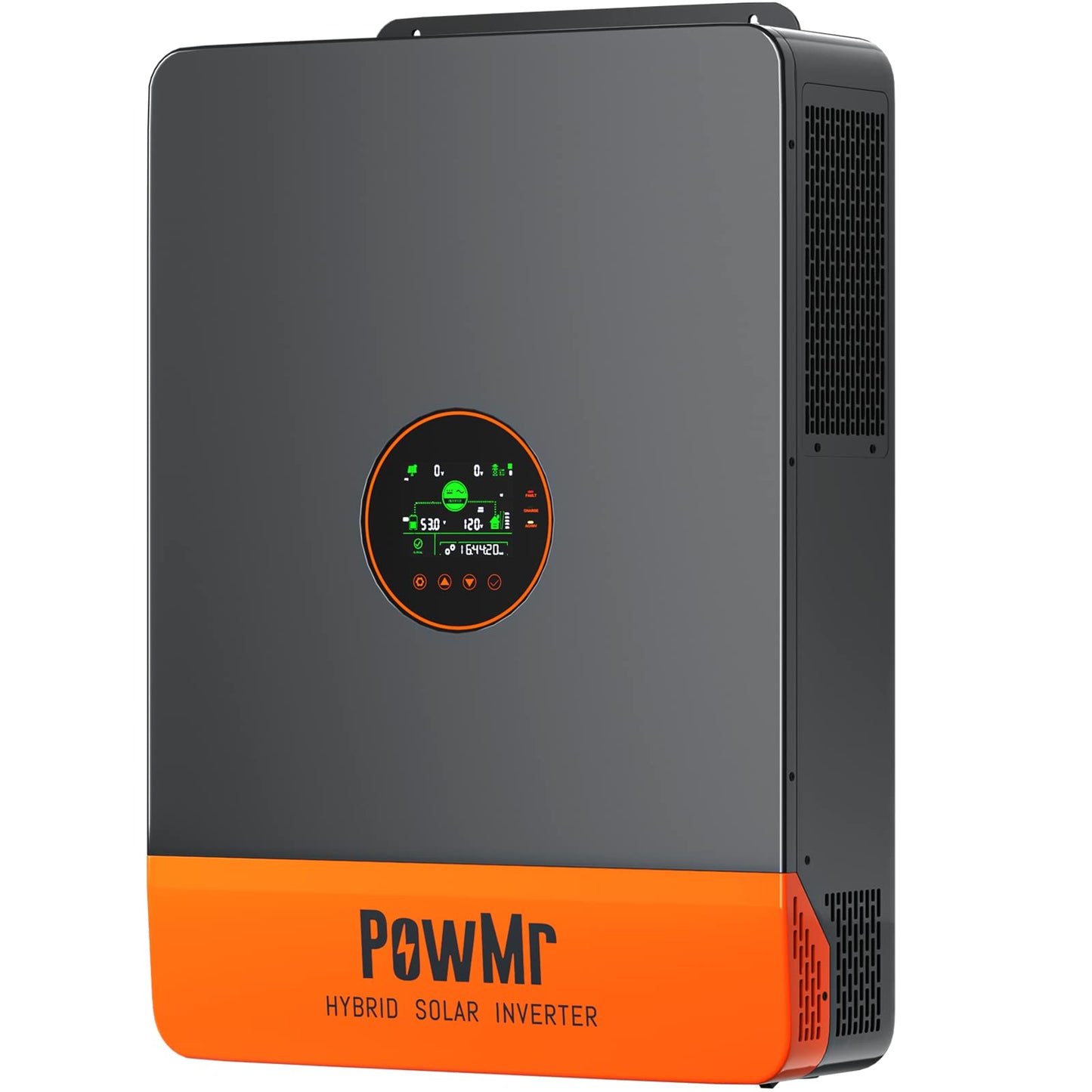 PowMr 10000W Solar Inverter 48V to 110V/240V Split Phase Pure Sine Wave Hybrid Inverter with 200A MPPT Controller, Support Parallel 6 inverters, for Lead Acid/Lithium Battery and Batteryless Run