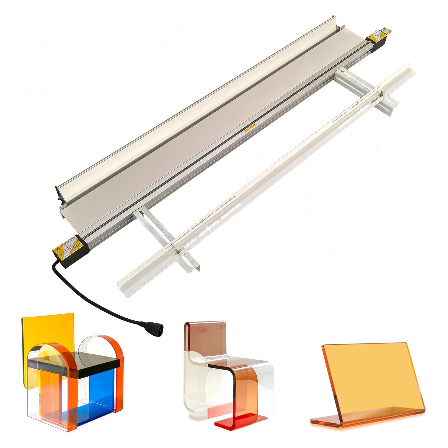 BOZHENYULEI 48inch/125cm Plastic Acrylic Bending Machine, 110V Acrylic Heat Bending Machine with Bracket Angle Adjustment PVC Bender, Acrylic PVC Bending Machine Glassiness Bender 1mm-6mm Thickness