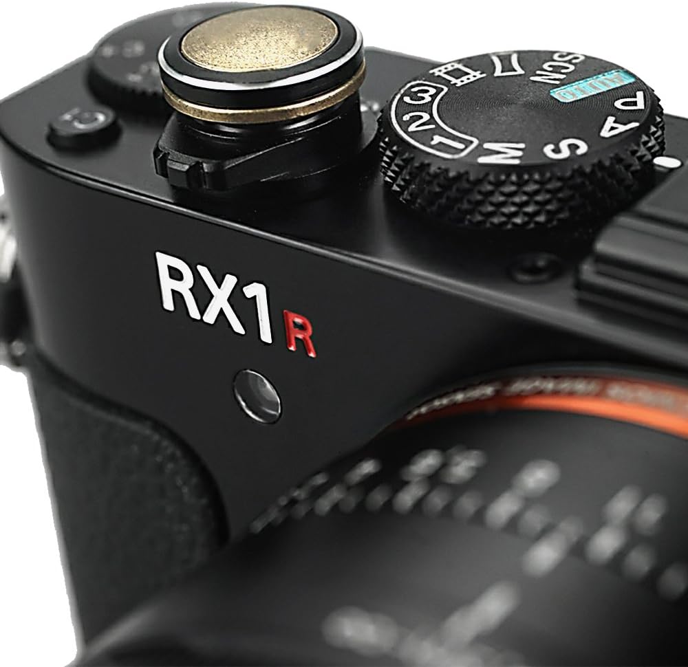 RX1R Fotodiox Pro Brass Designer Shutter Button Compatible with The Sony II - Soft Shutter Release Button Low Profile