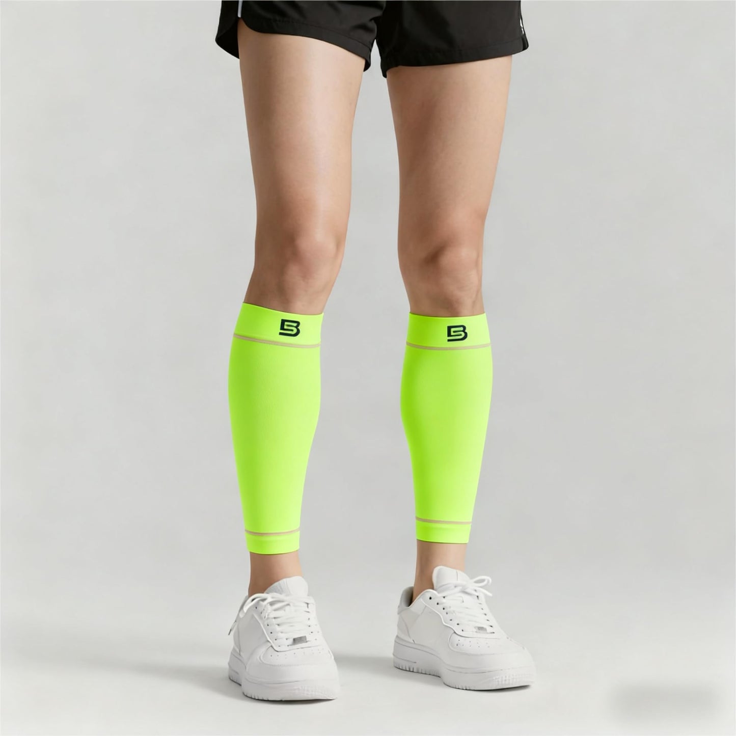 Calf Compression Sleeve for Women - Moisture-Wicking Leg Support for Shin Splints, Running, Work & Sports