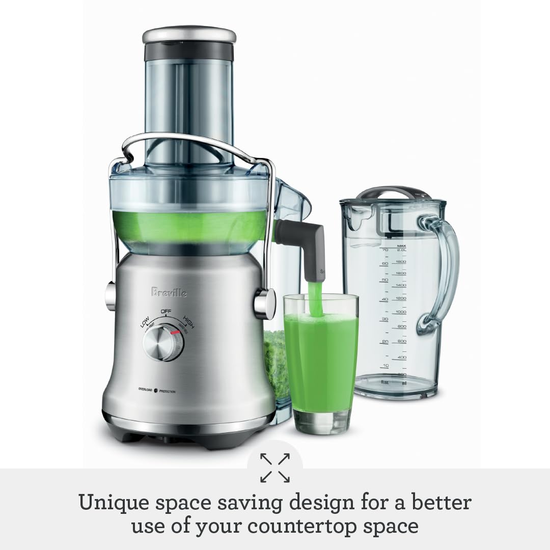 Breville BJE530BSS Juice Fountain Cold Plus, 70 fl oz, Brushed Stainless Steel