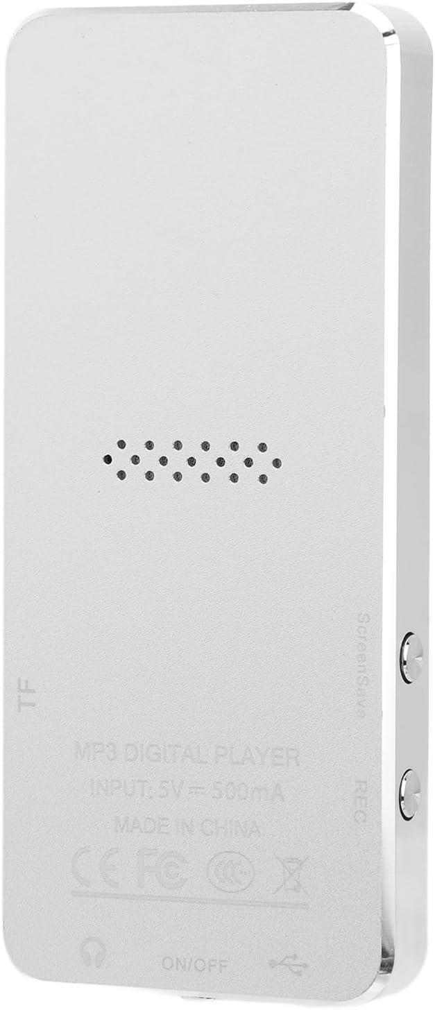 Yoidesu MP3 1.8 Inch 4GB MP3 180mAh MP3 (4GB) Player with Bluetooth, HD Screen for Android, Portable Streaming Music