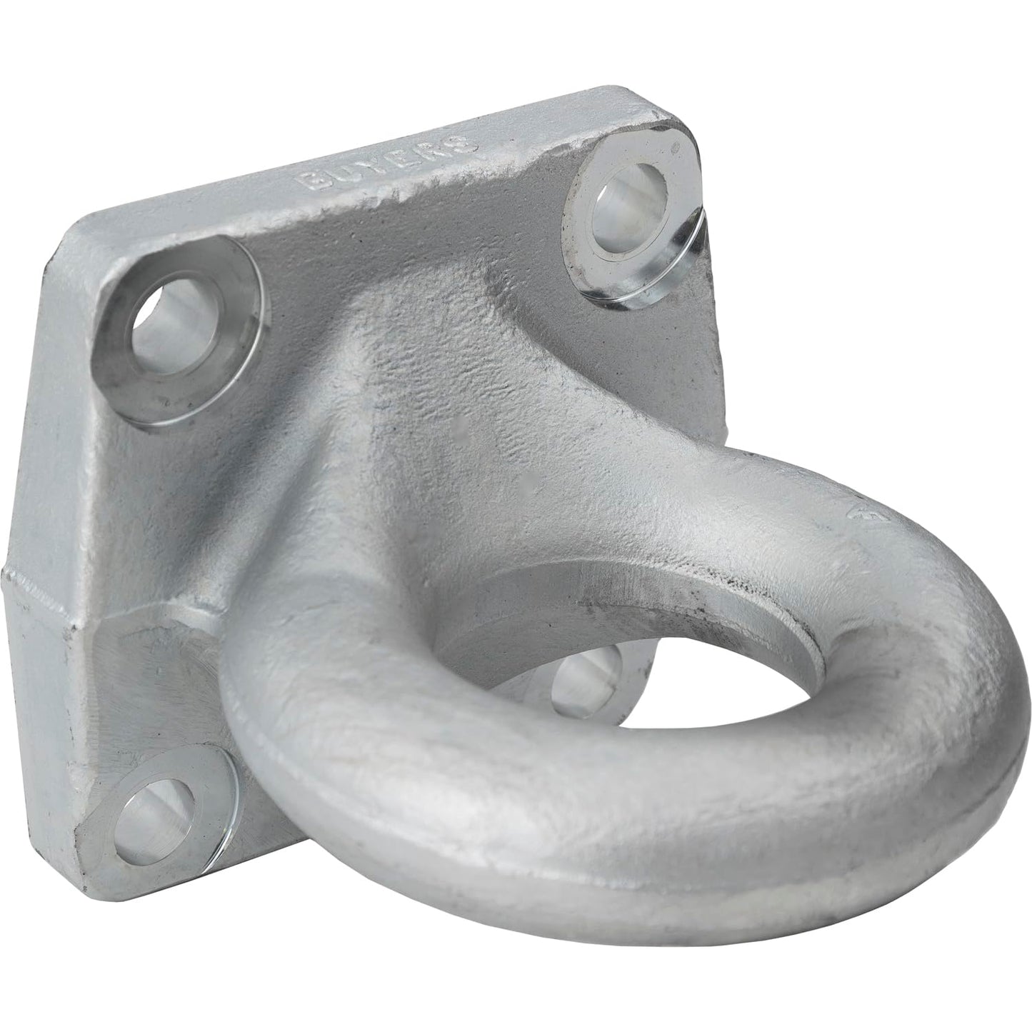 Buyers Products BDB13850Z Heavy Duty Forged 4 Bolt Zinc-Plated Drawbar, 60,000 MGTW, Pintle Hitch Lunette Ring for Truck & Trailer Towing