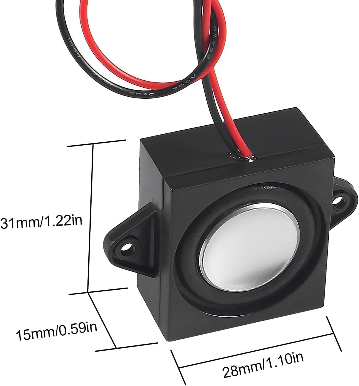 JUZITAO 4PCS 3 8 3.3V 5V Loudpeaker Watt Ohm Single Cavity Mini Speaker Full-Range Cavity Mobile Portable Advertising