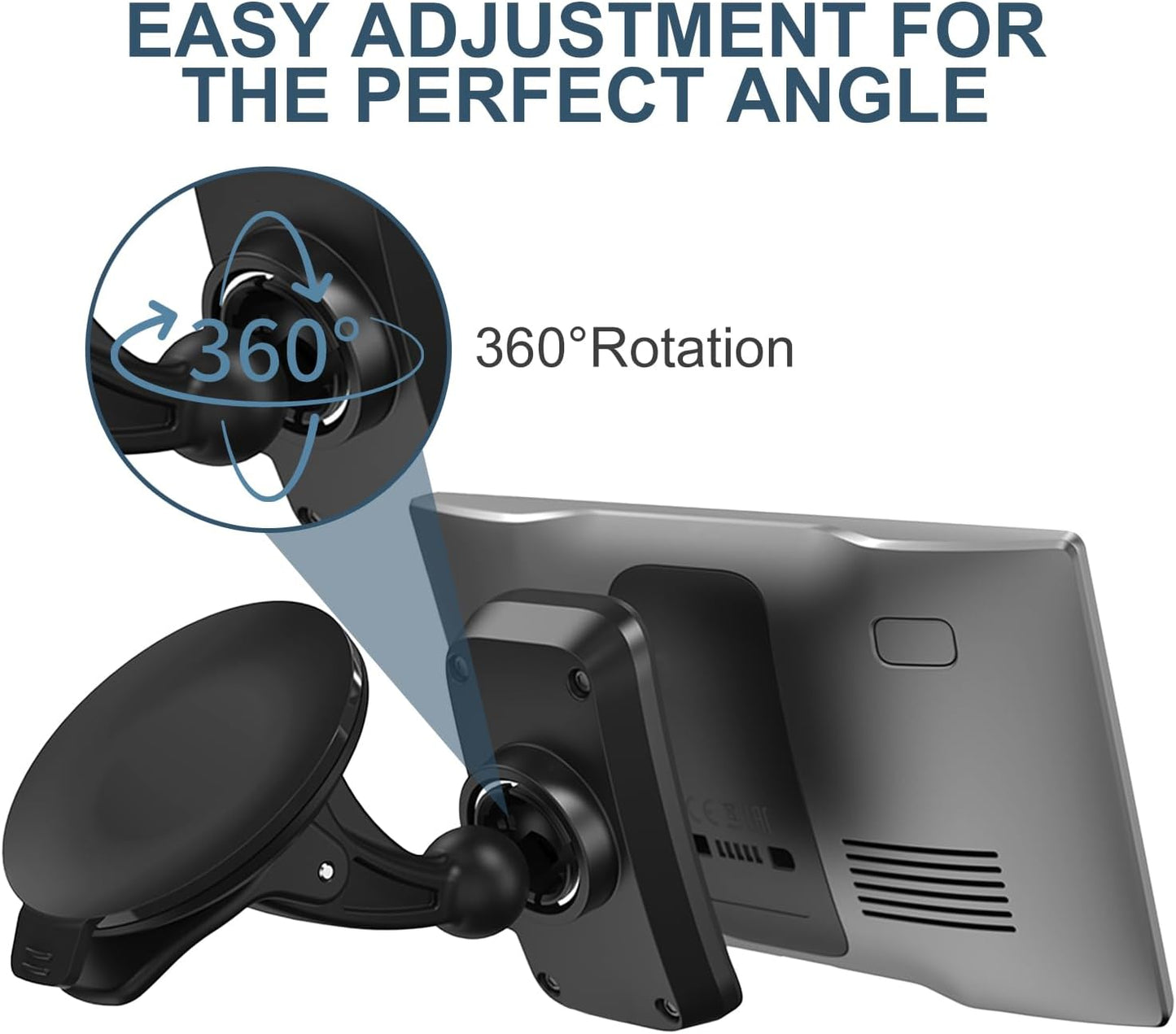 Gegraterwa 2 GPS Mount for Garmin PCS GPS Holder for Car Windshield Suction Cup Mount