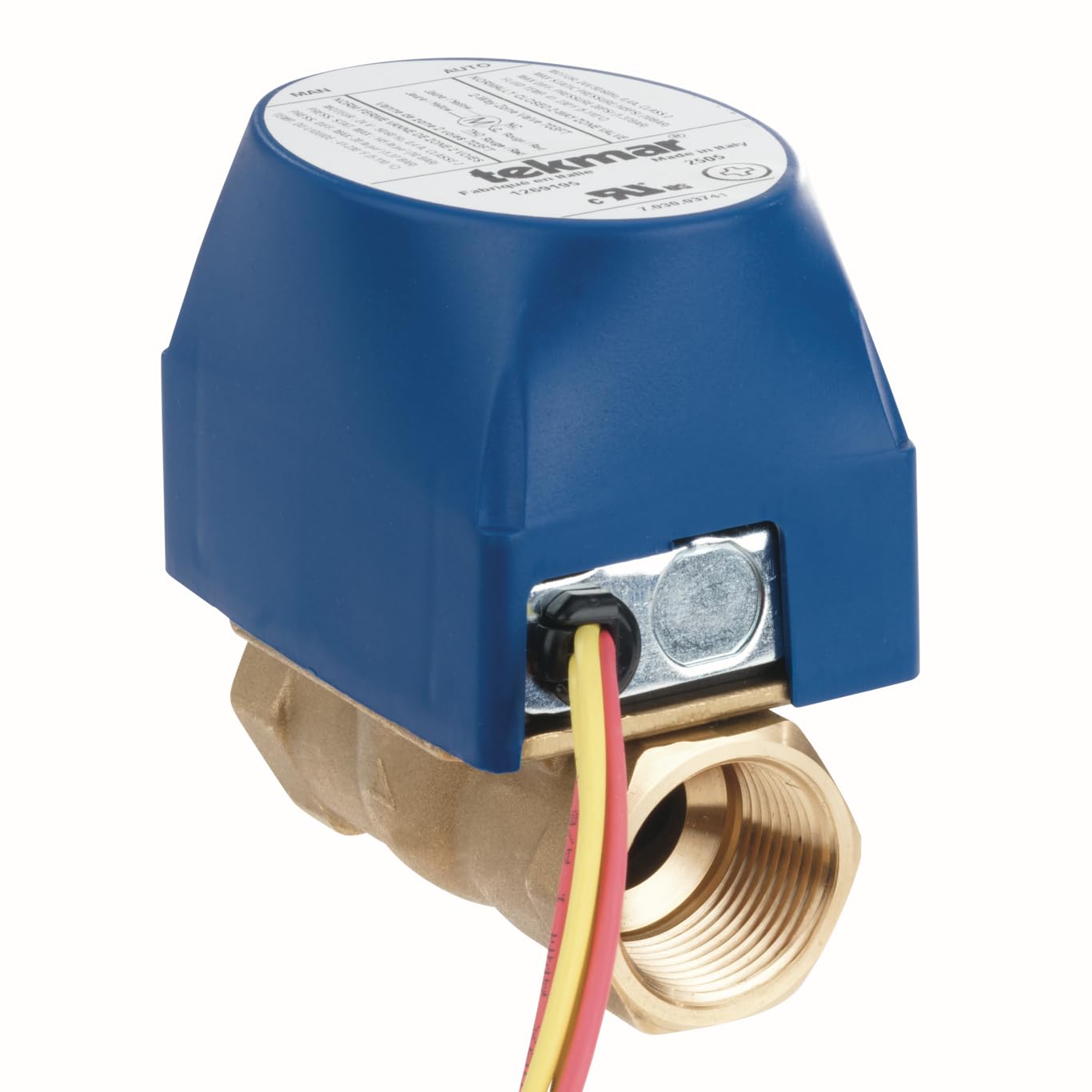 tekmar 703FT 2-Way Zone Valve | Normally Closed, Electro-Mechanical Actuation with End Switch, 1" Female NPT, 24V AC |Hydronic Heating & Cooling Systems