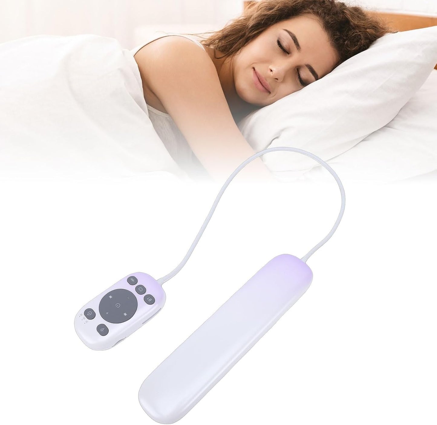 5.4 36 3 CCYLEZ Pillow Speaker for Sleeping, Ultra Thin Bone Conduction Bluetooth Under Pillow Speaker with Sounds