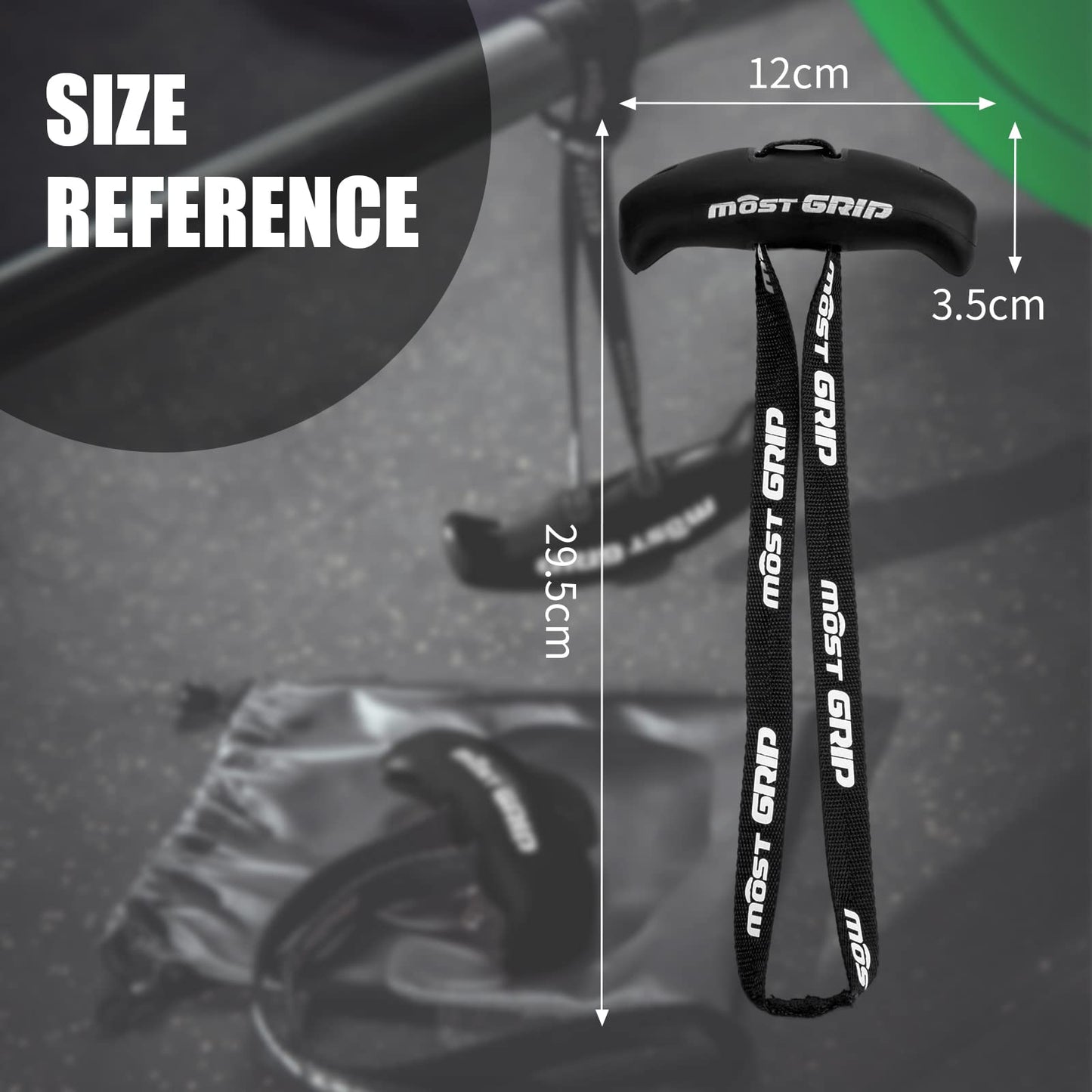 MOST GRIP Neutral Grip Pull Up Handles for Home Gym Workout, Ergonomic Pull Up Grips with Non-Slip for Pull Up Bar and T-bar Row