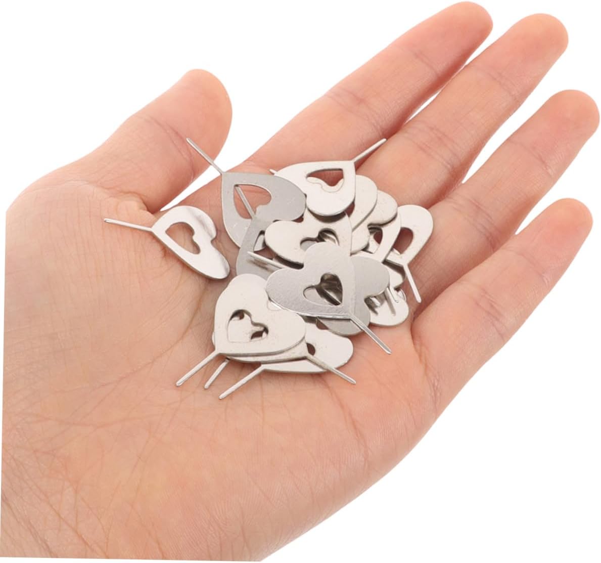 200pcs ARTIBETTER Phone Sim Card Removal Tool Heart Shape Eject Pins Travel-Friendly for Smartphones