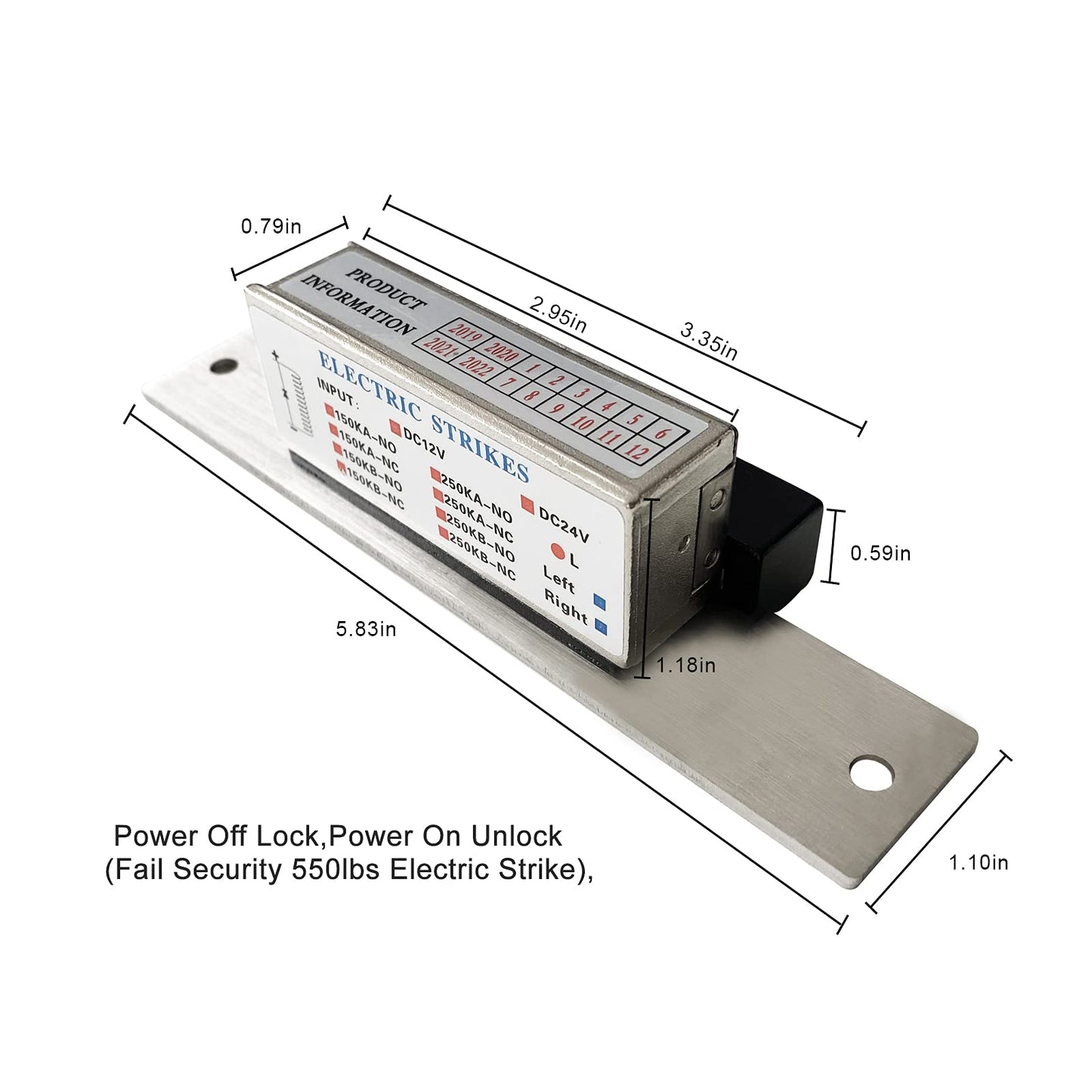 Olideauto Automatic Swing Door Opener with Wireless Push Button and NC Fail Secure Electric Strike