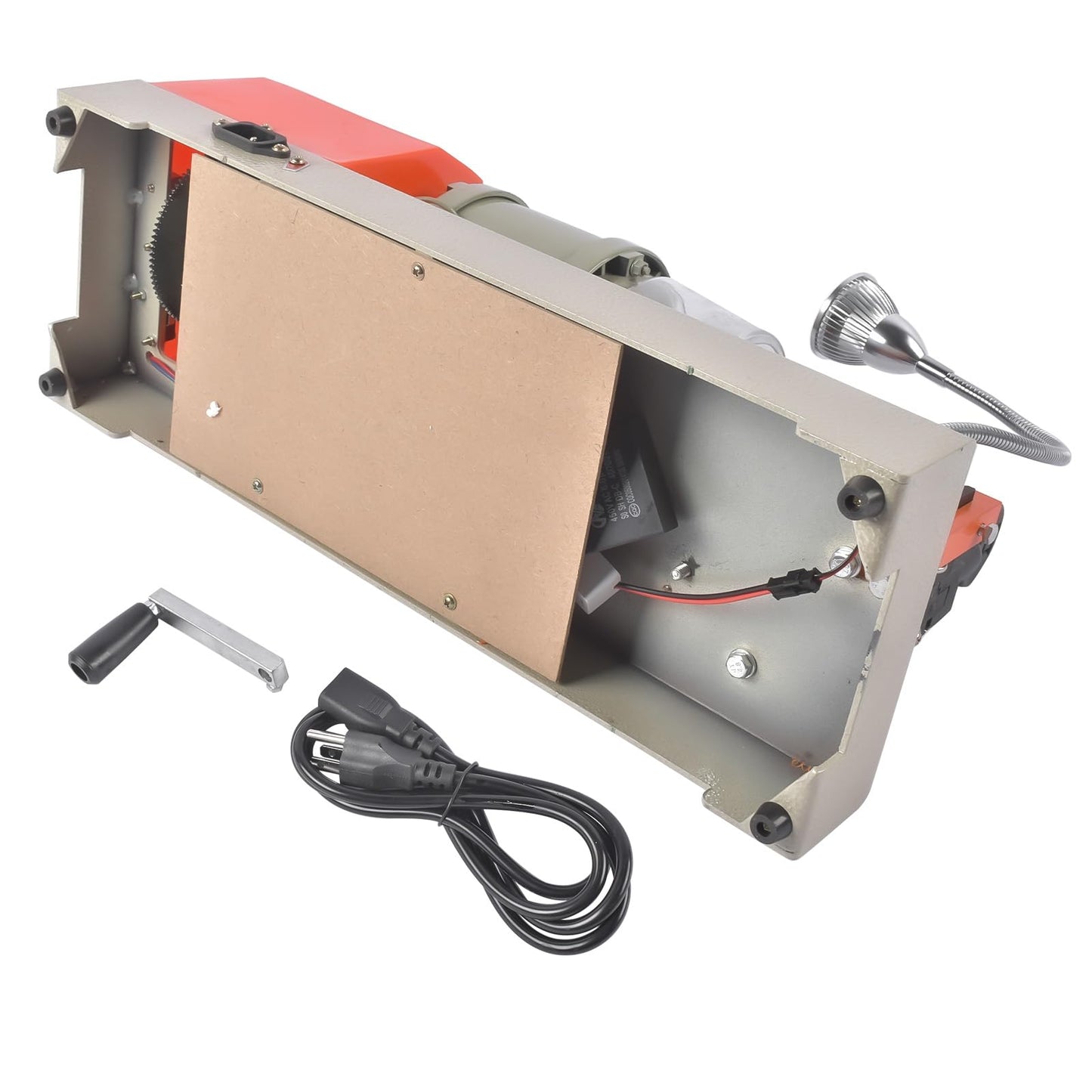 Hardware cutting machine, 110V Cutter Cutting Machine for Cutting Metal Parts, 4-Sided Slotting, Dust Guard & Dual-Power Modes