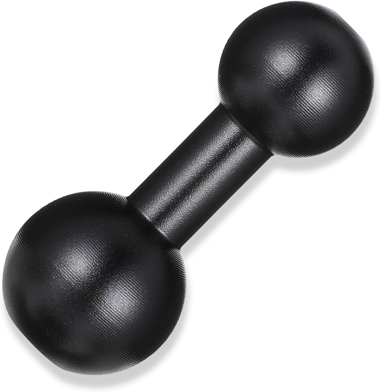 Exircy 20mm 17mm 17mm Aluminum Ball to Ball Adapter Extension Connector, Black Balls Mount Arm for GPS Devices