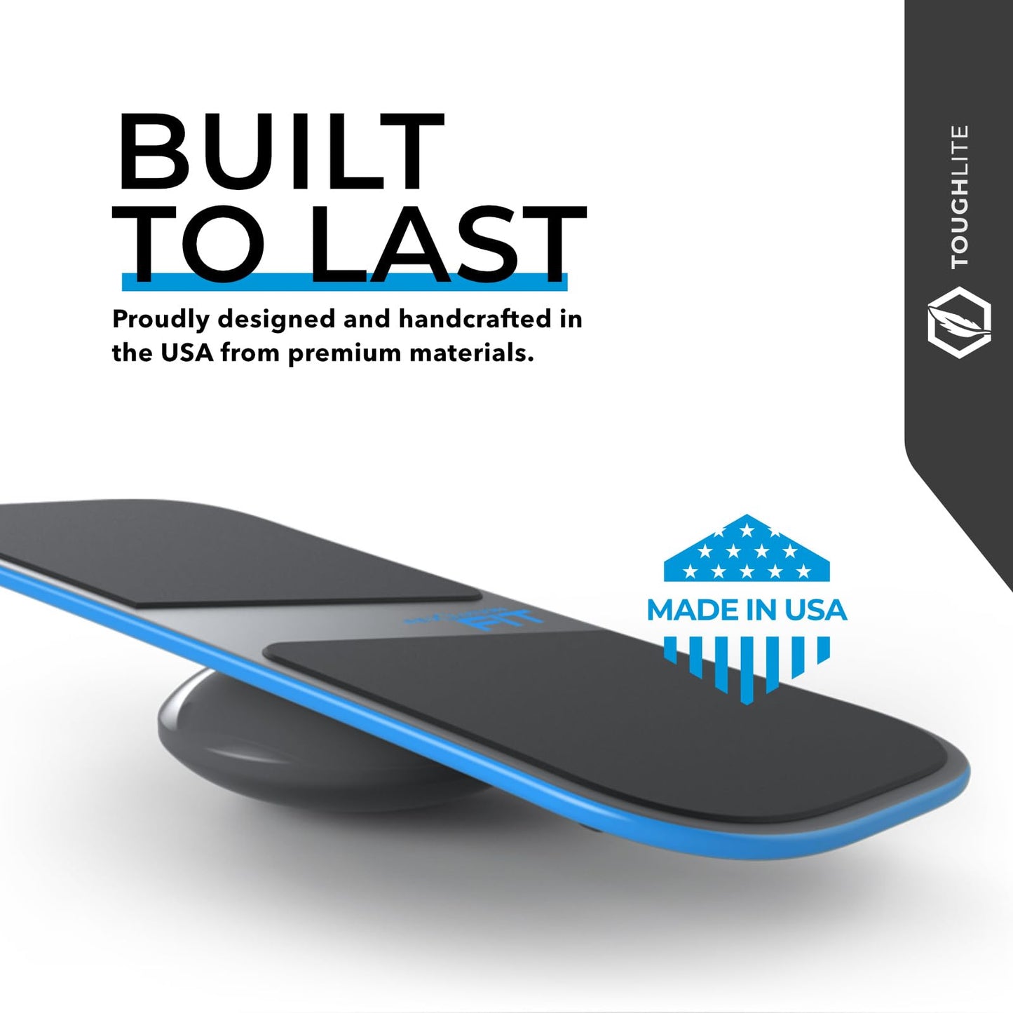Revbalance FIT 3-in-1 Exercise Balance Board Training System (Blue)
