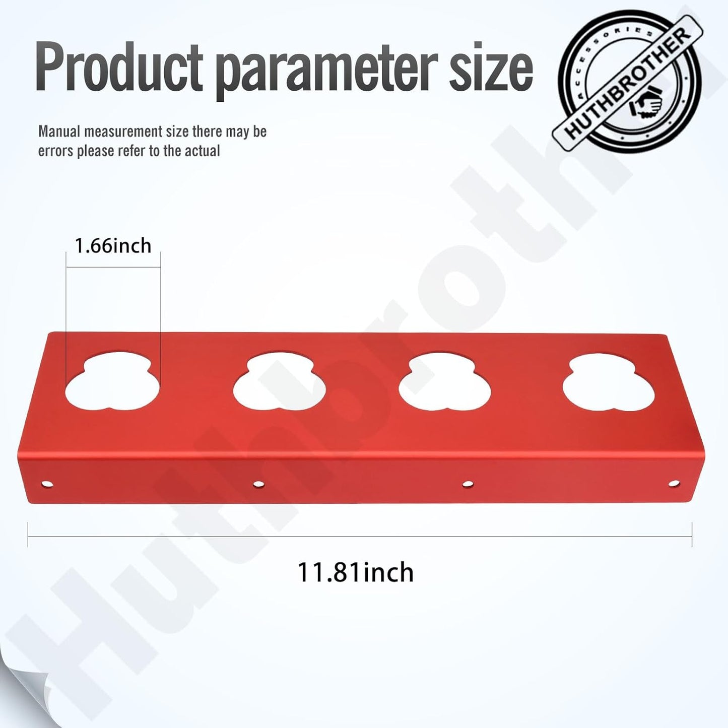 2-Pack 12V 12V Huthbrother Battery Holder W/Screws for Battery Holder, Wall Mount for Batteries
