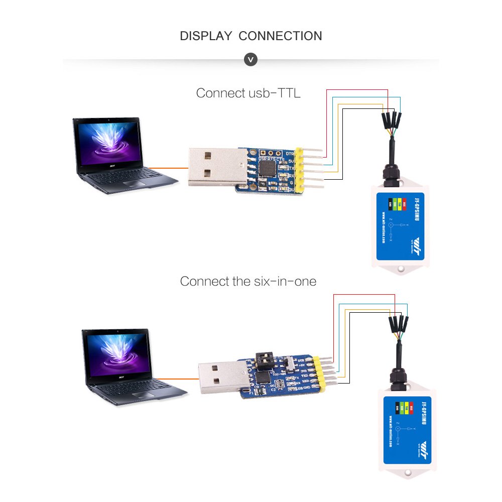 [Industry-Grade Beidou+GPS AHRS IMU] WTGAHRS2 MPU9250 10-axis Accelerometer+Gyroscope+Angle(XY 0.05° Accuracy)+Magnetometer+Air Pressure+Latitude+Longitude+Ground Speed, Navigation System